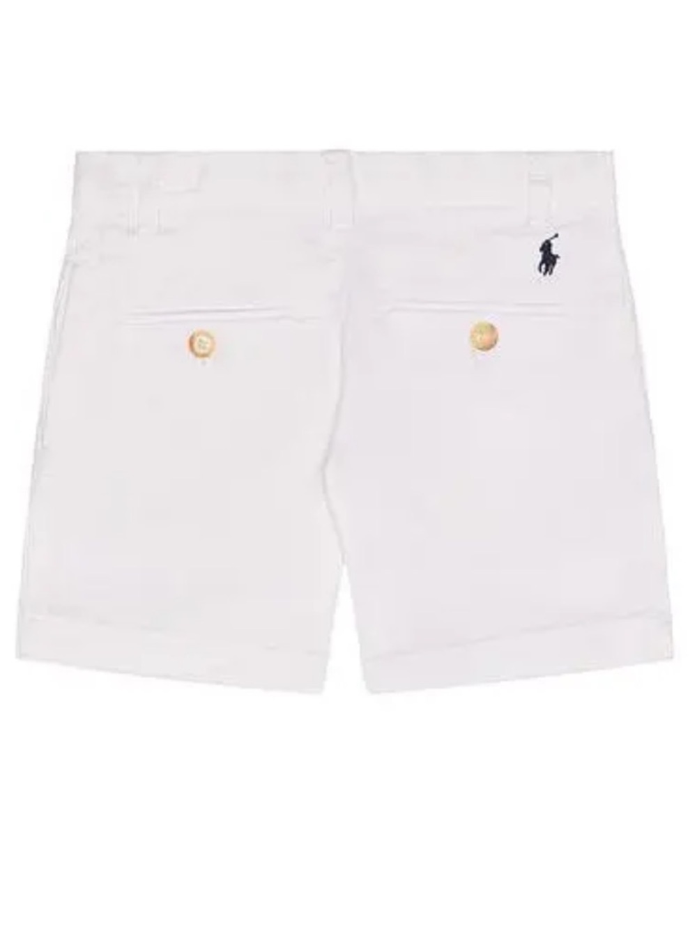 POLO Ralph Lauren White💯%Cotton Shorts wth Signature embroidered navy pony logo - Picture 5 of 11